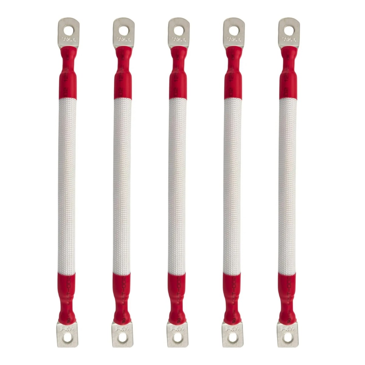 Battery Interconnect Cable 4 AWG 200 mm, SC35-6 Lugs (Red) - Pack of 2