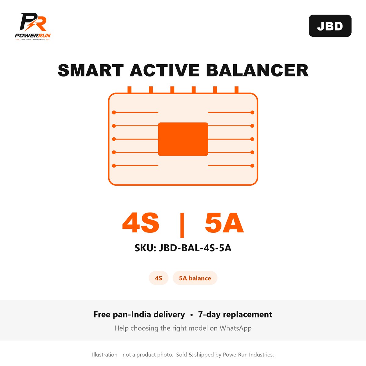 JBD Smart Active Balancer 4S 5A