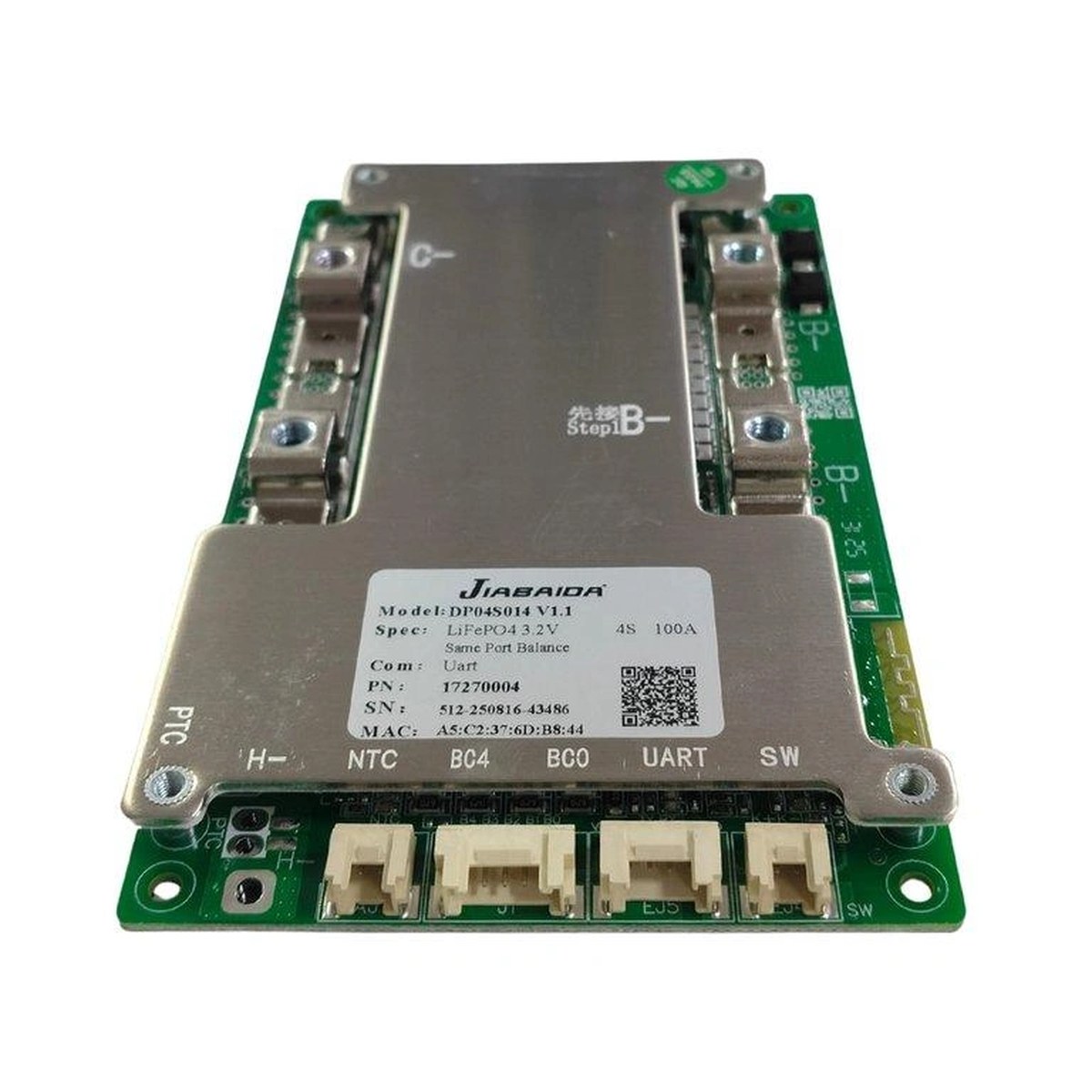 JBD Smart BMS 3S-4S 100A
