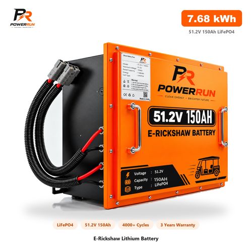 PR E-Rickshaw Battery 51.2V 150Ah