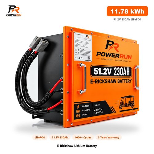 PR E-Rickshaw Battery 51.2V 230Ah