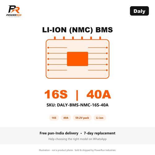 Daly Li-ion (NMC) BMS 16S 40A
