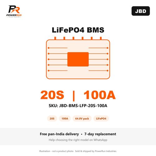 JBD LiFePO4 BMS 20S 100A