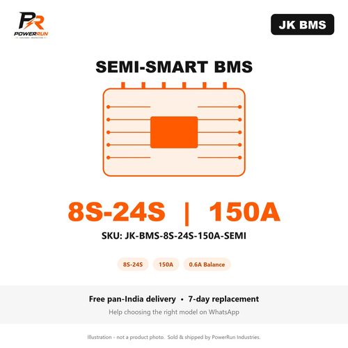 JK Semi-Smart BMS 8S-24S 150A