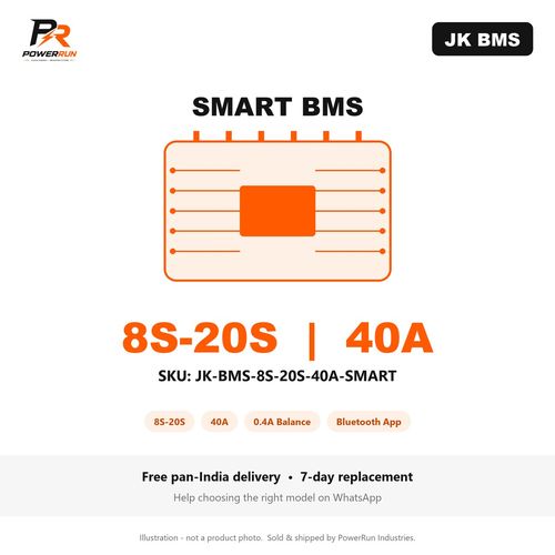 JK Smart BMS 8S-20S 40A