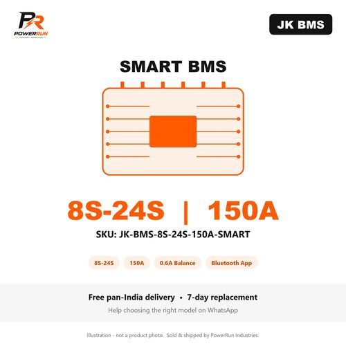 JK Smart BMS 8S-24S 150A